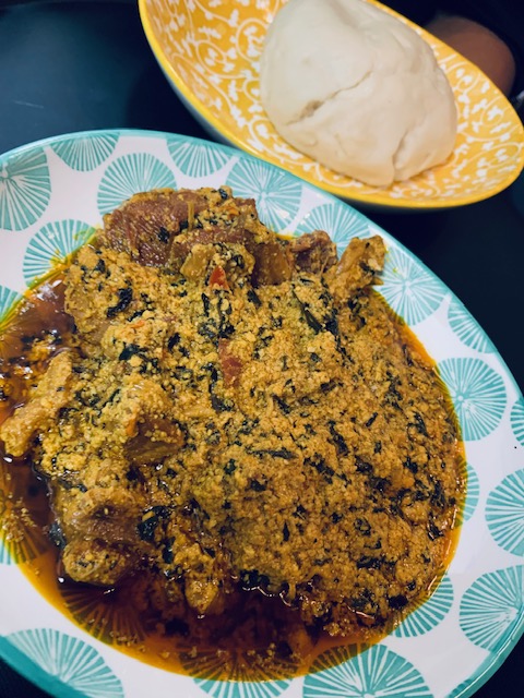 Egusi Stew and Fufu